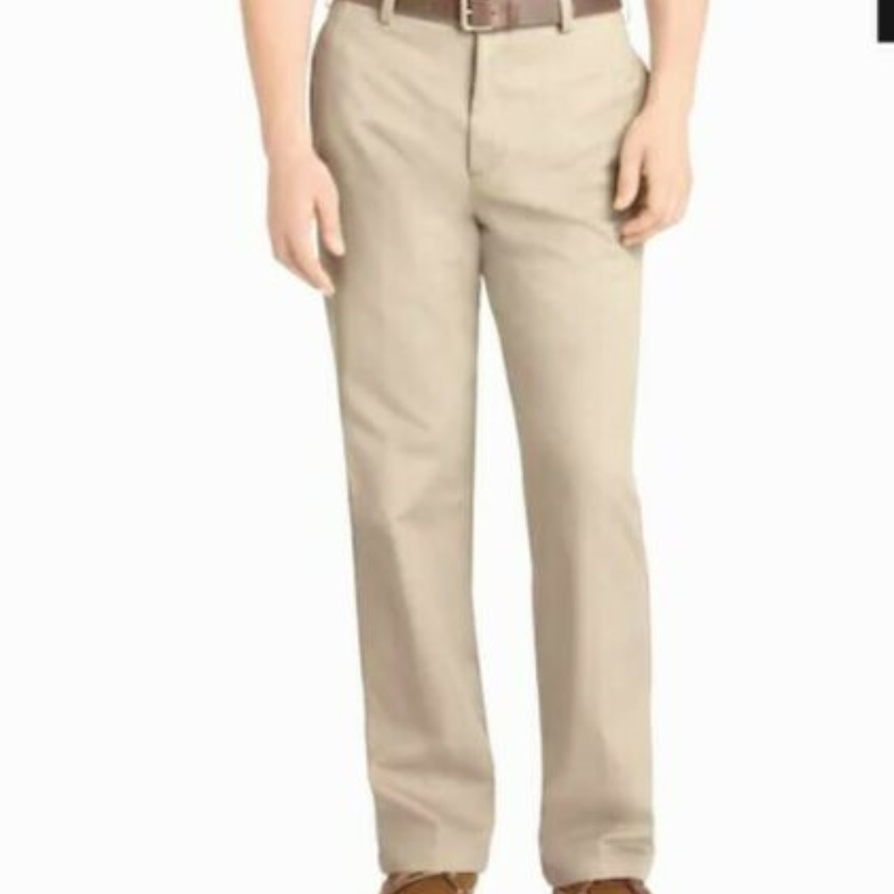 Izod Pants Men's Tan 32 x 32 Straight New